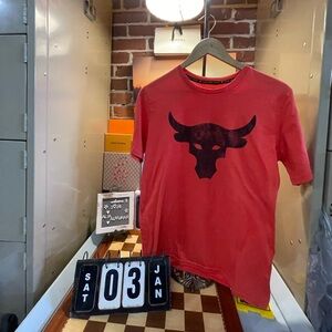 Underarmor Project Rock Brahma Bull Short Sleeve